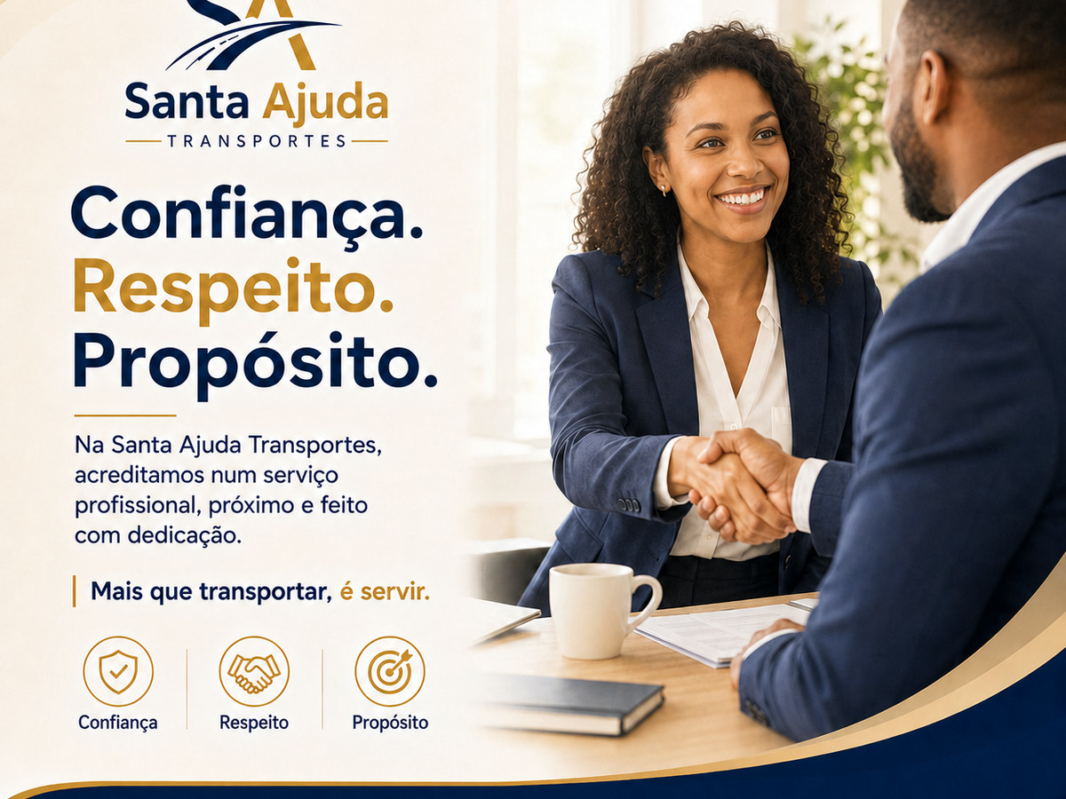 Conversa profissional sobre transporte para empresas